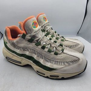 Nike Air Max 95 Safari Era 2020 Mens 12 White Green Orange Sneakers CZ9723-100